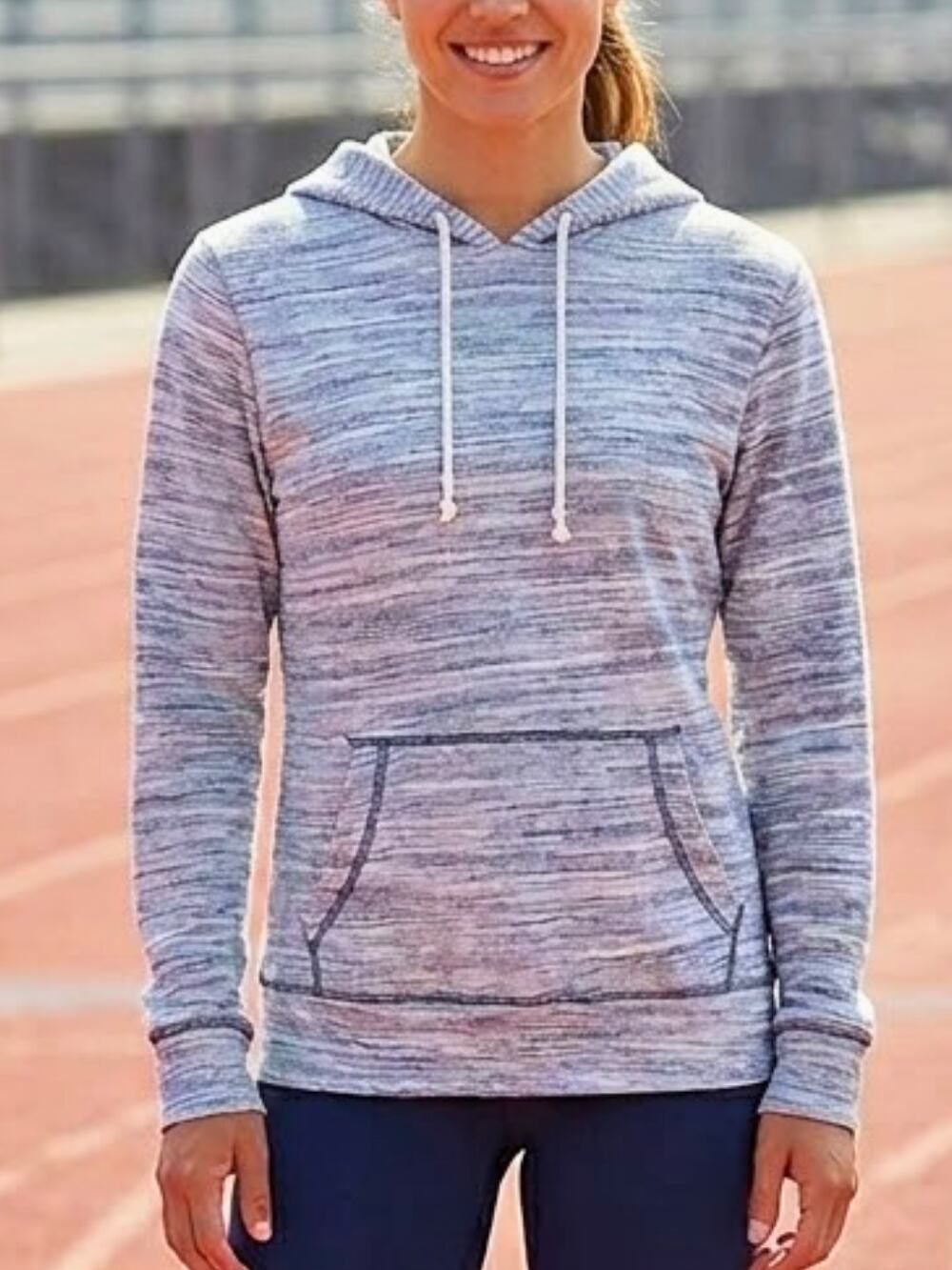 Old Navy Space Dye Hoodie S Gray Blue Cozy Casual Athleisure Essential